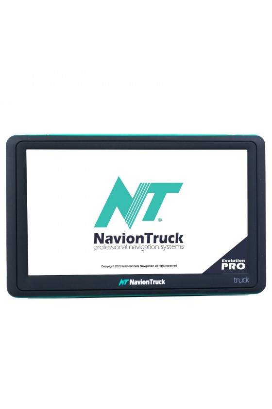 GPS pour Camion Professionnel - Pack Navion X7 Truck PRO Evolution + Visière + Housse + Verre Trempé